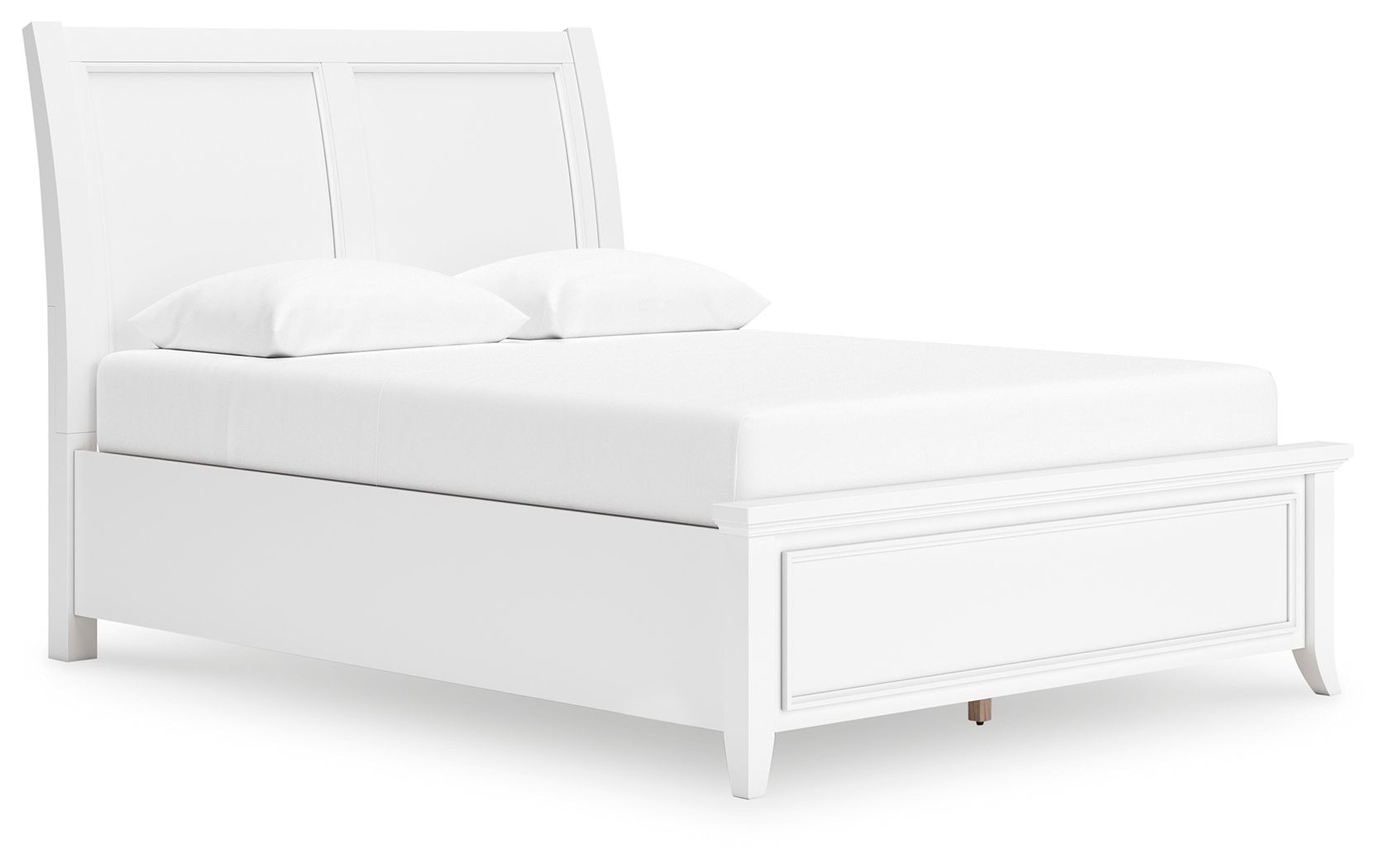 Trulani - Queen Sleigh Bed - White