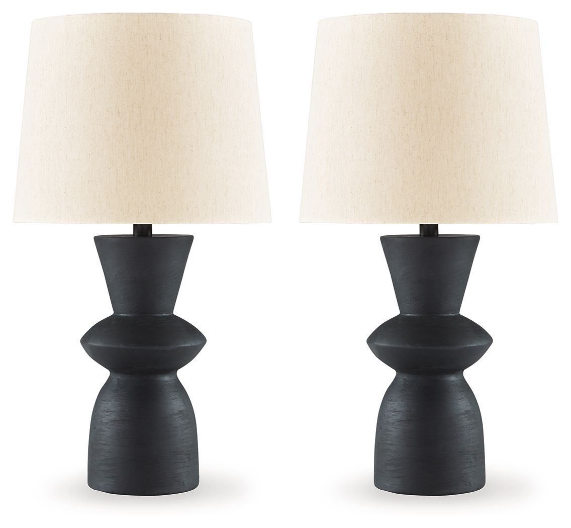 Scarbot - Paper Table Lamp - Distressed Black