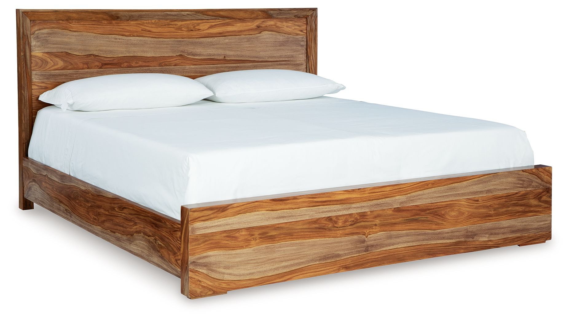 Dressonni - King Panel Bed - Brown