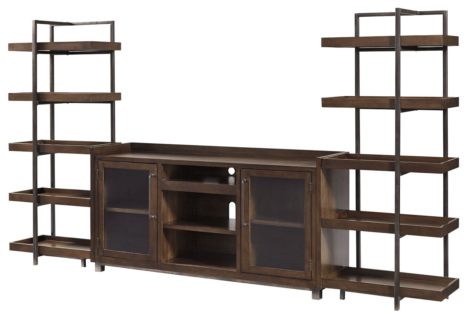 Starmore - 3 Pc. - Entertainment Center - 70" TV Stand - Brown
