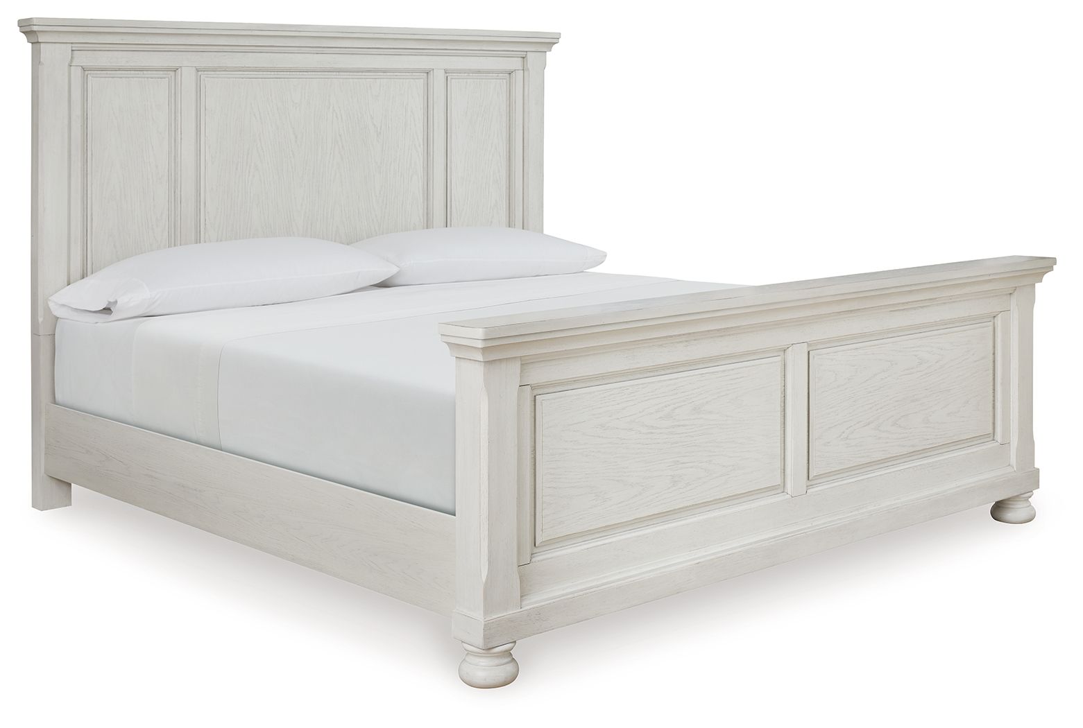 Robbinsdale - Queen Panel Bed - Antique White