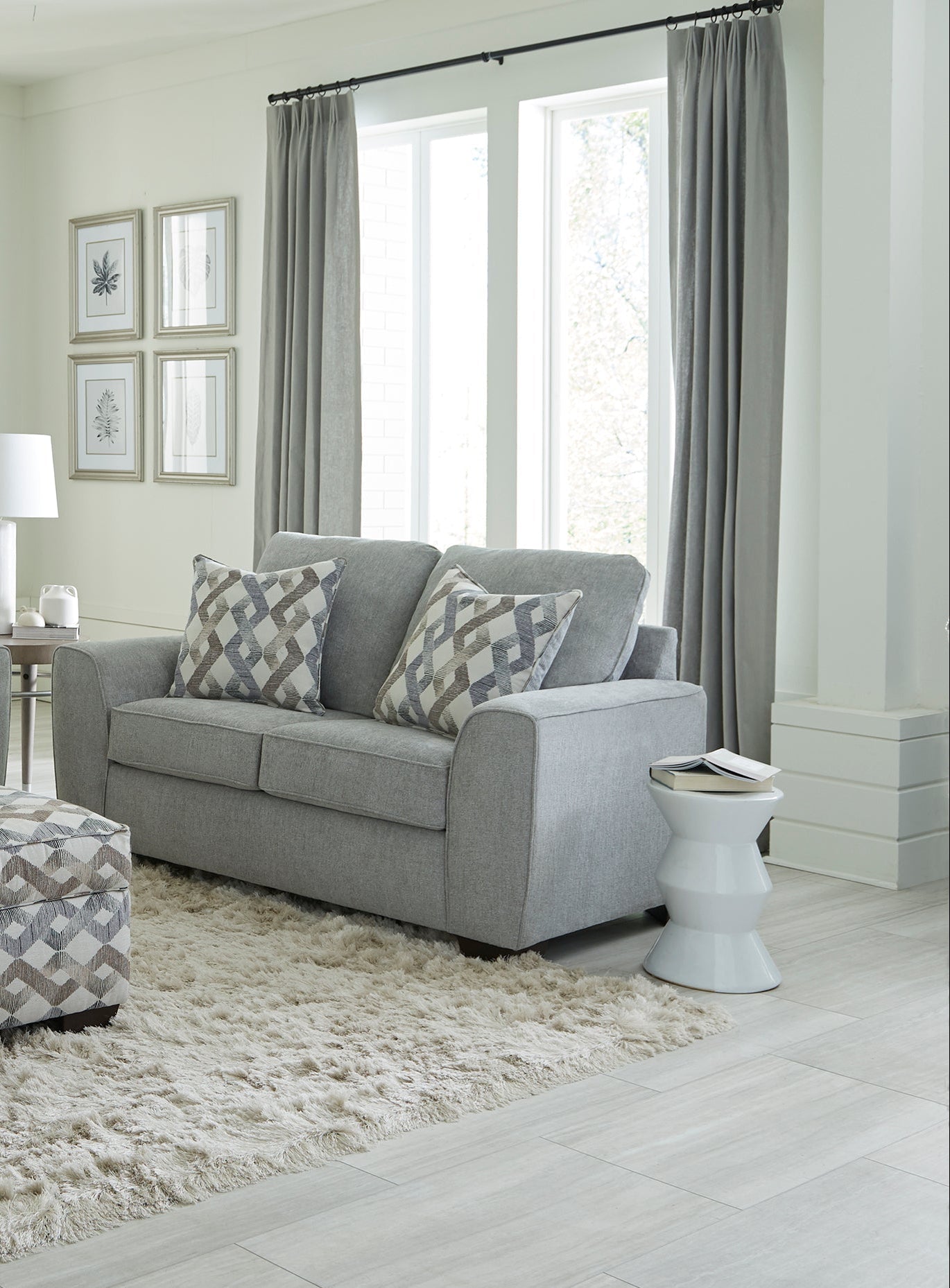 Roman Steele Loveseat