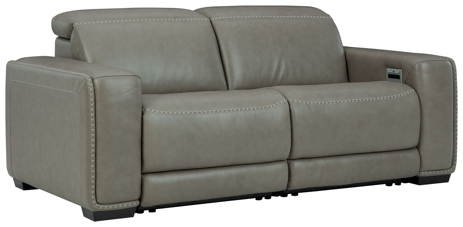 Correze - 2-Piece Power Reclining Sectional - Gray