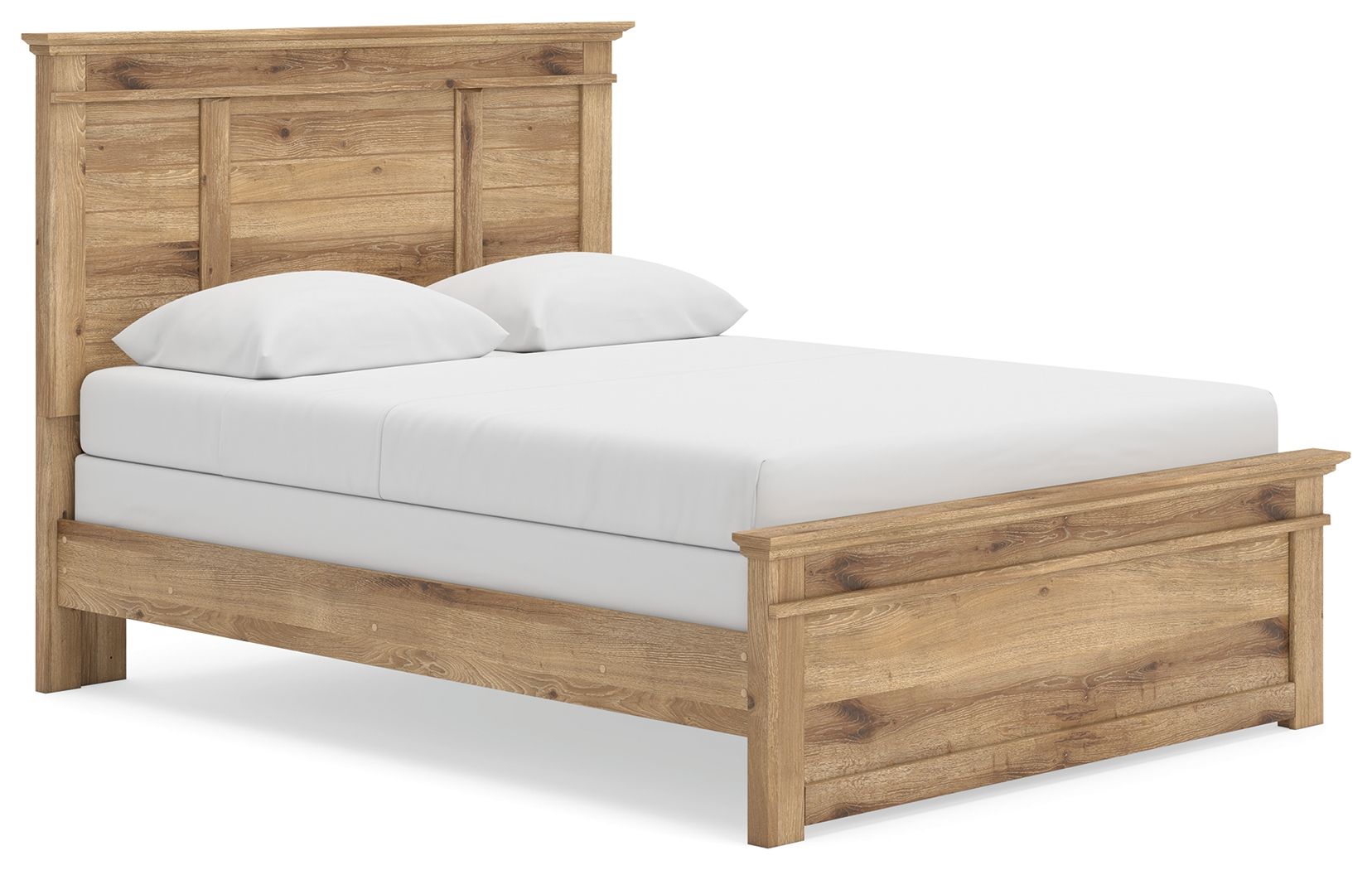 Fenderport - Queen Panel Bed - Tan