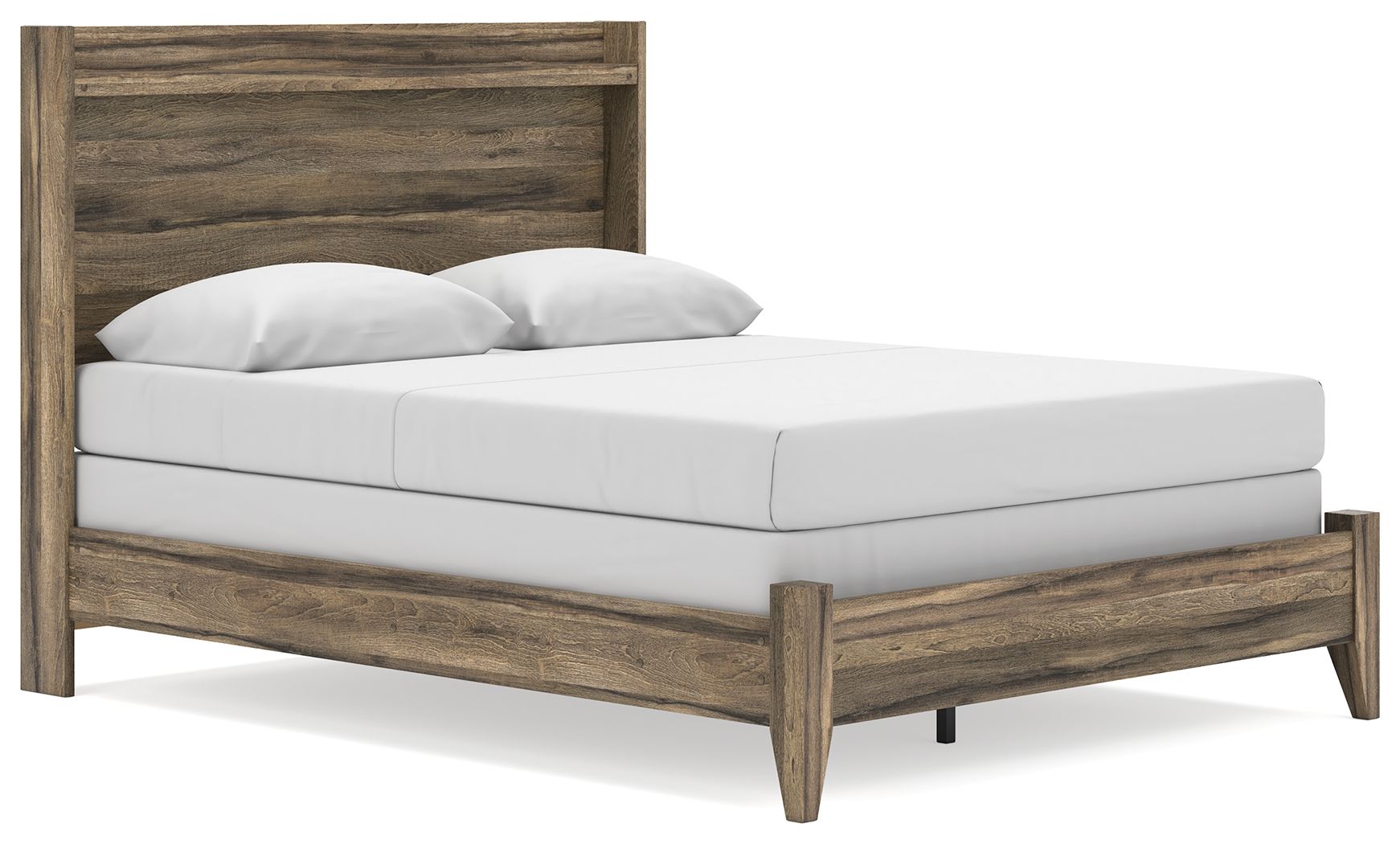 Baystorm - Queen Panel Bed - Brown