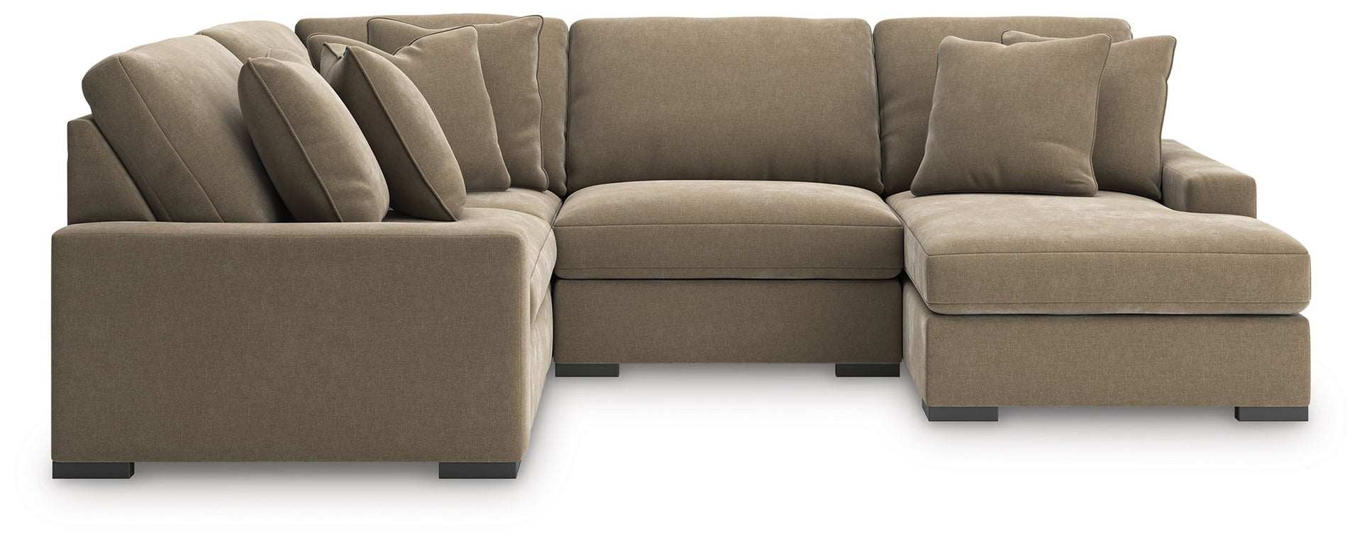 Calden - 4-Piece Sectional With RAF Corner Chaise - Sable