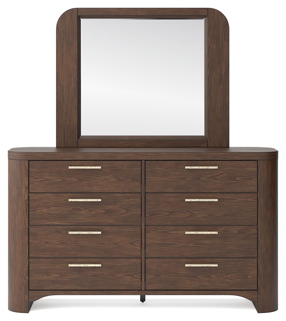 Neo - Dresser And Mirror - Rich Brown