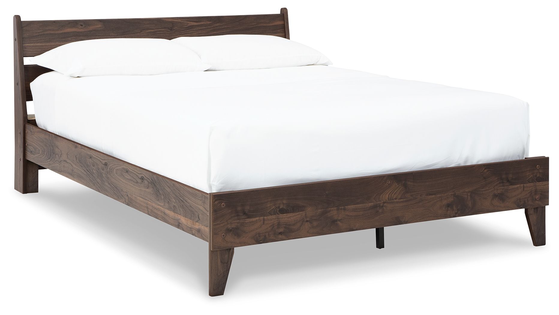 Calverson - Queen Panel Platform Bed - Mocha