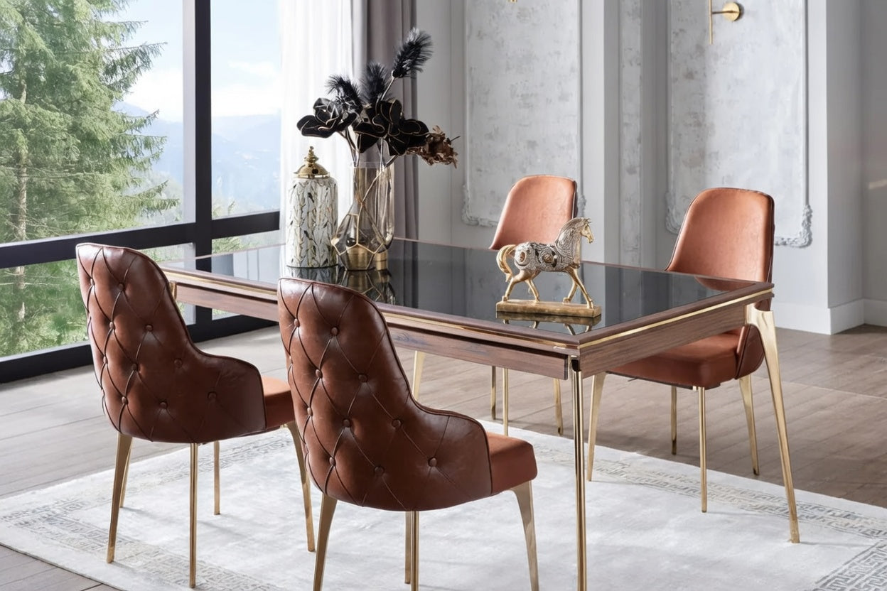 Montego Table + 4 Side Chairs