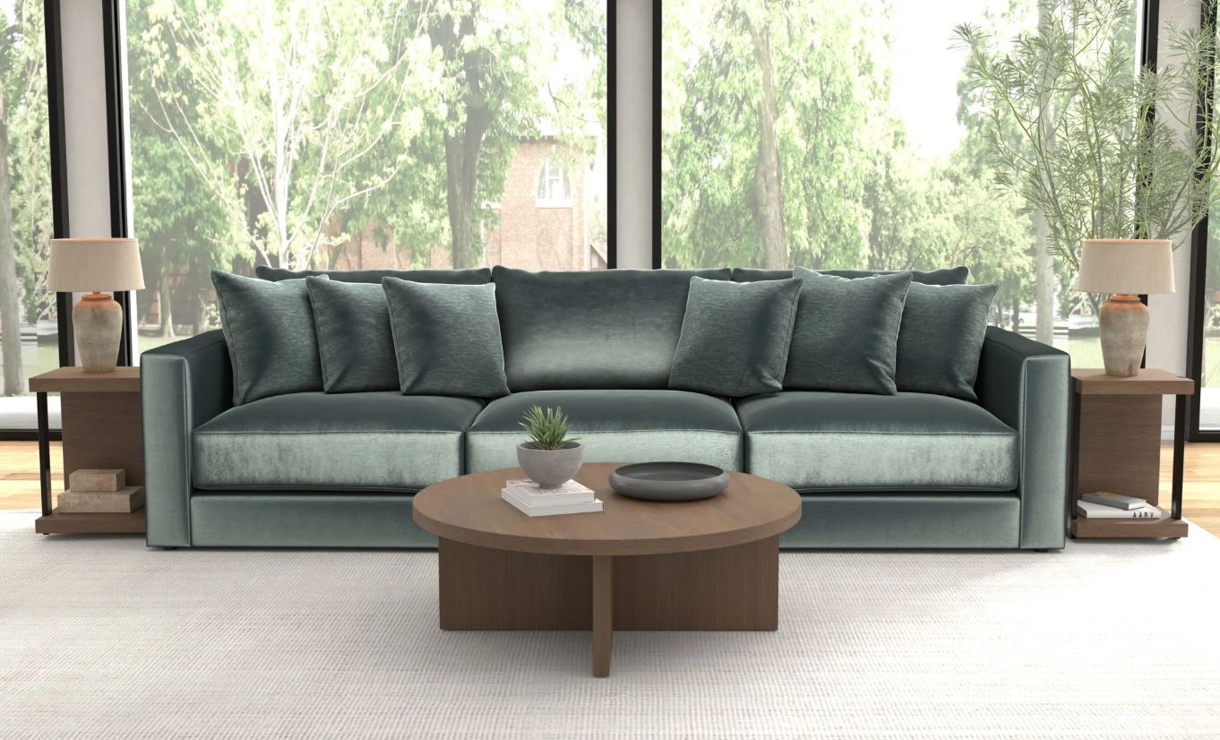 Remington Pine 3 Piece Sectional Sofa