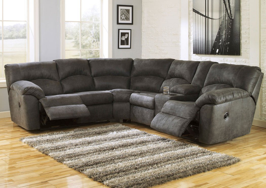 Tambo 2-Piece Sectional Pewter