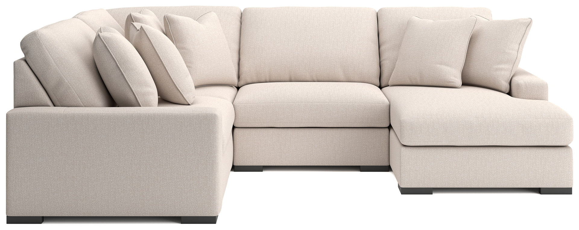 Calden - 4-Piece Sectional With RAF Corner Chaise - Oyster
