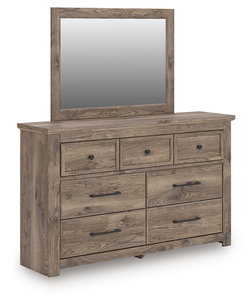 Keithland - Dresser And Mirror - Brown