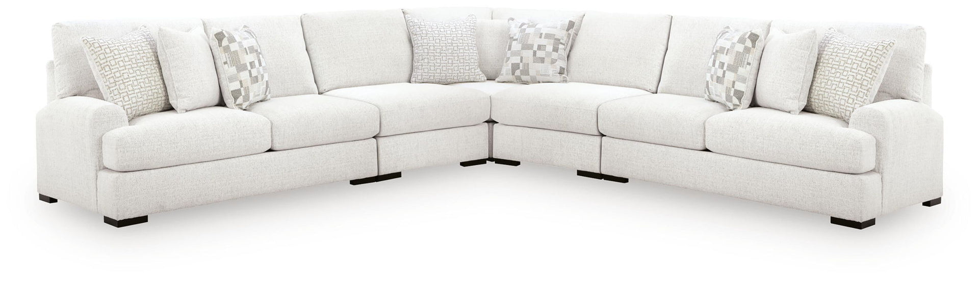 Wynncroft Manor - 5-Piece Sectional - Chalk