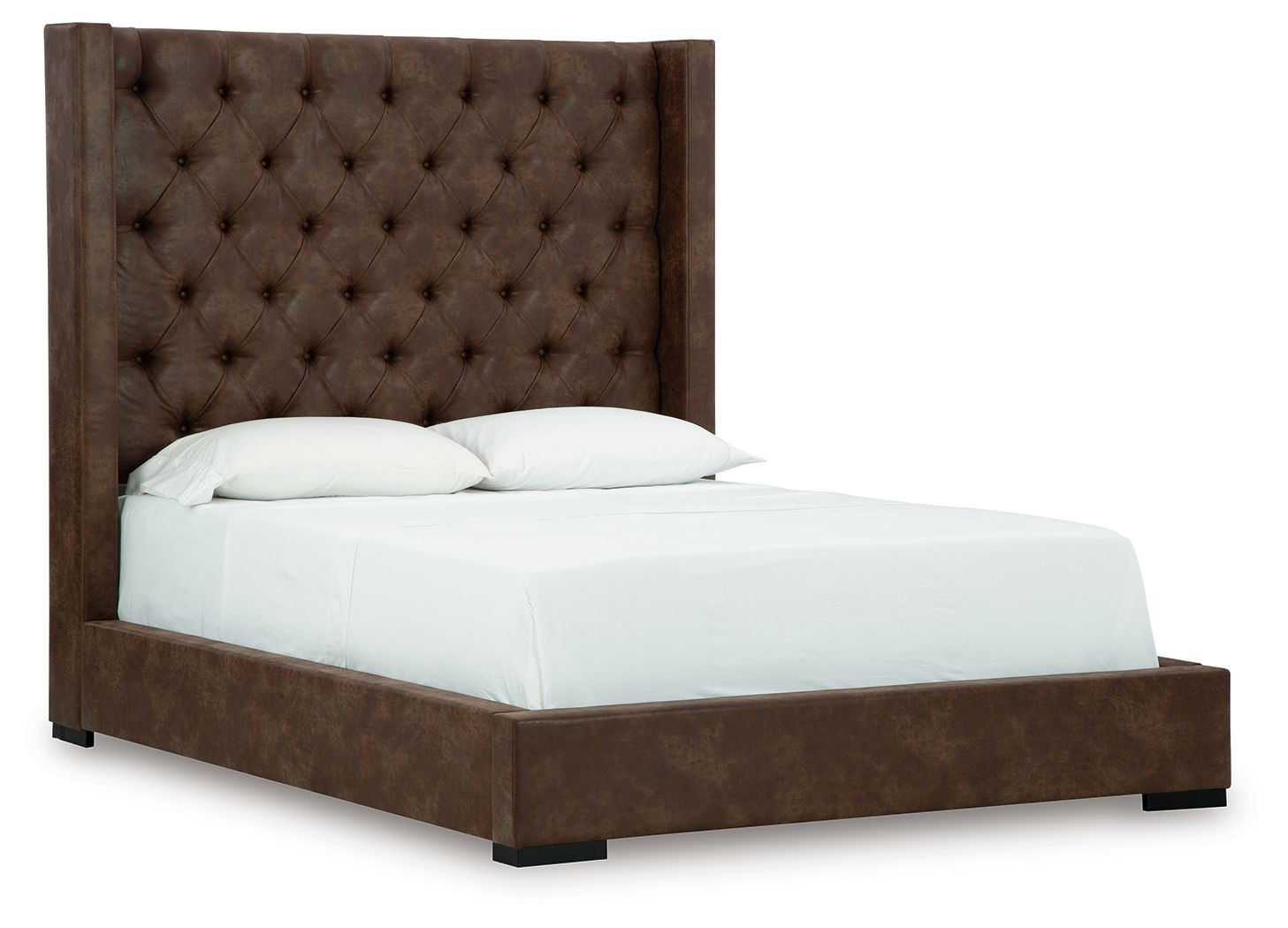 Steenlage - Queen Upholstered Bed - Brown
