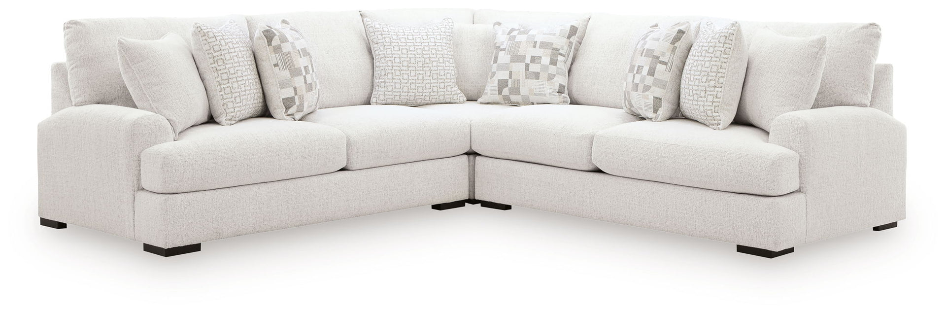 Wynncroft Manor - 3-Piece Sectional - Chalk