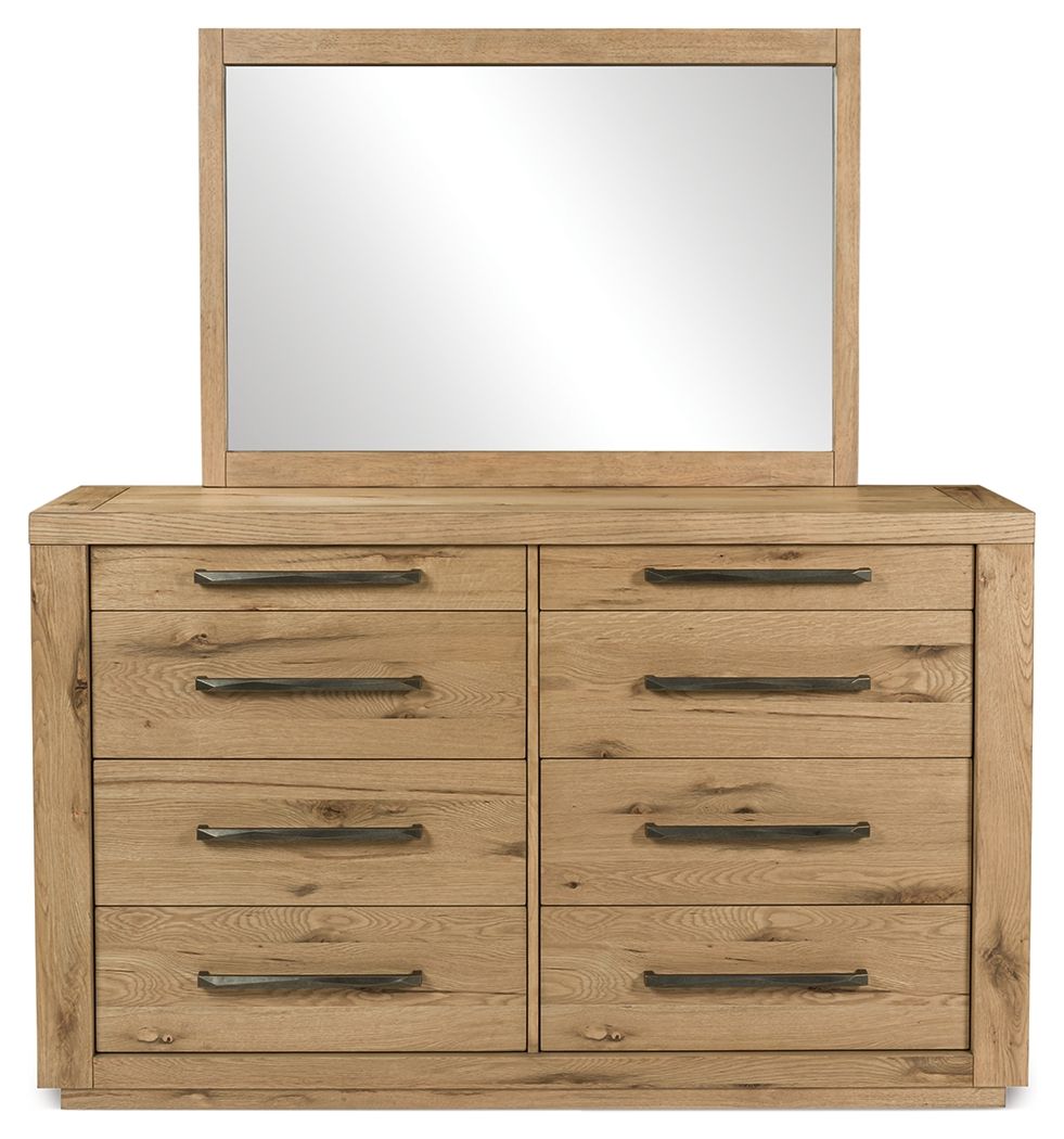 Bracken - Dresser And Mirror - Light Brown