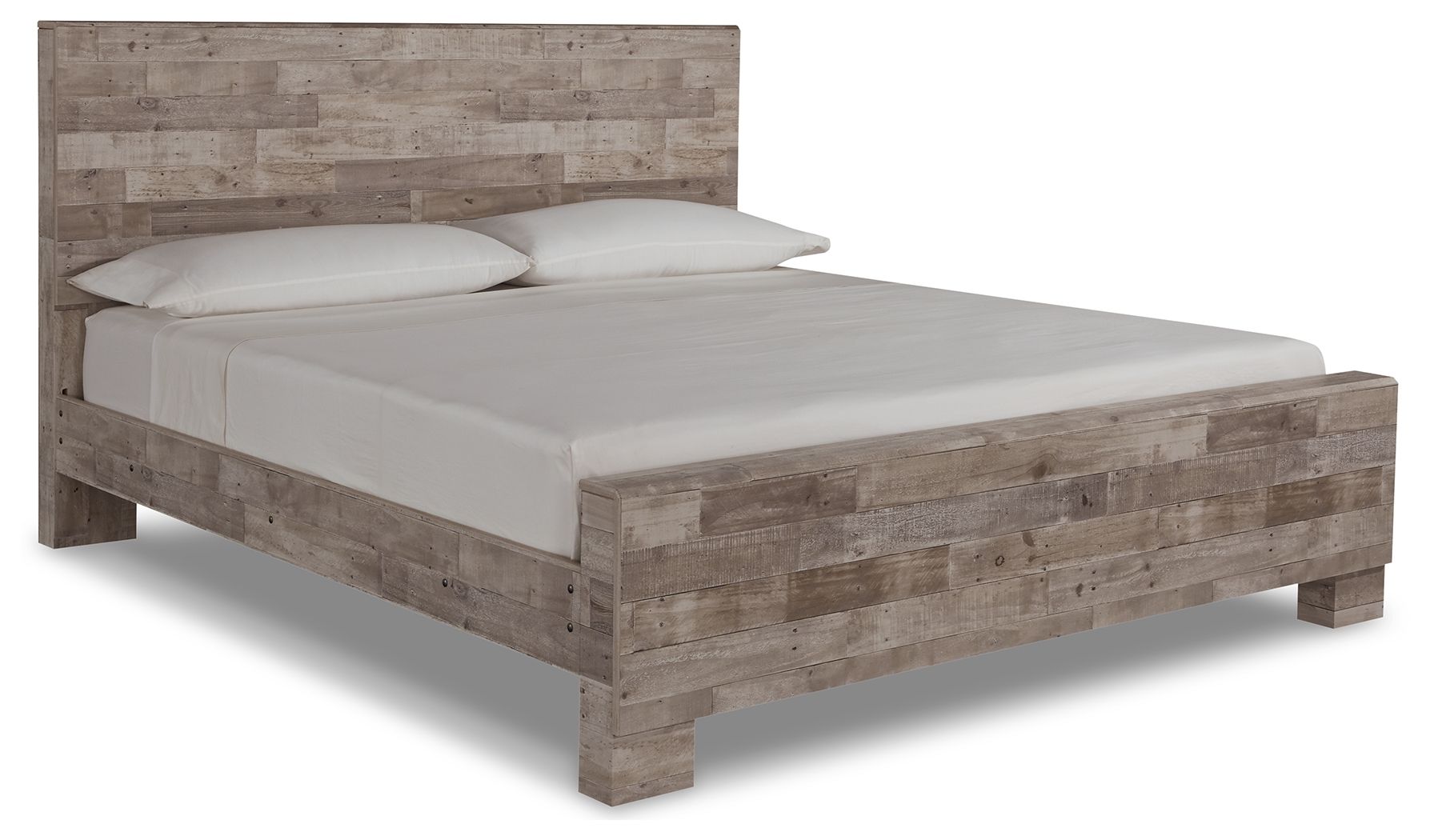Effie - King Panel Bed - Whitewash
