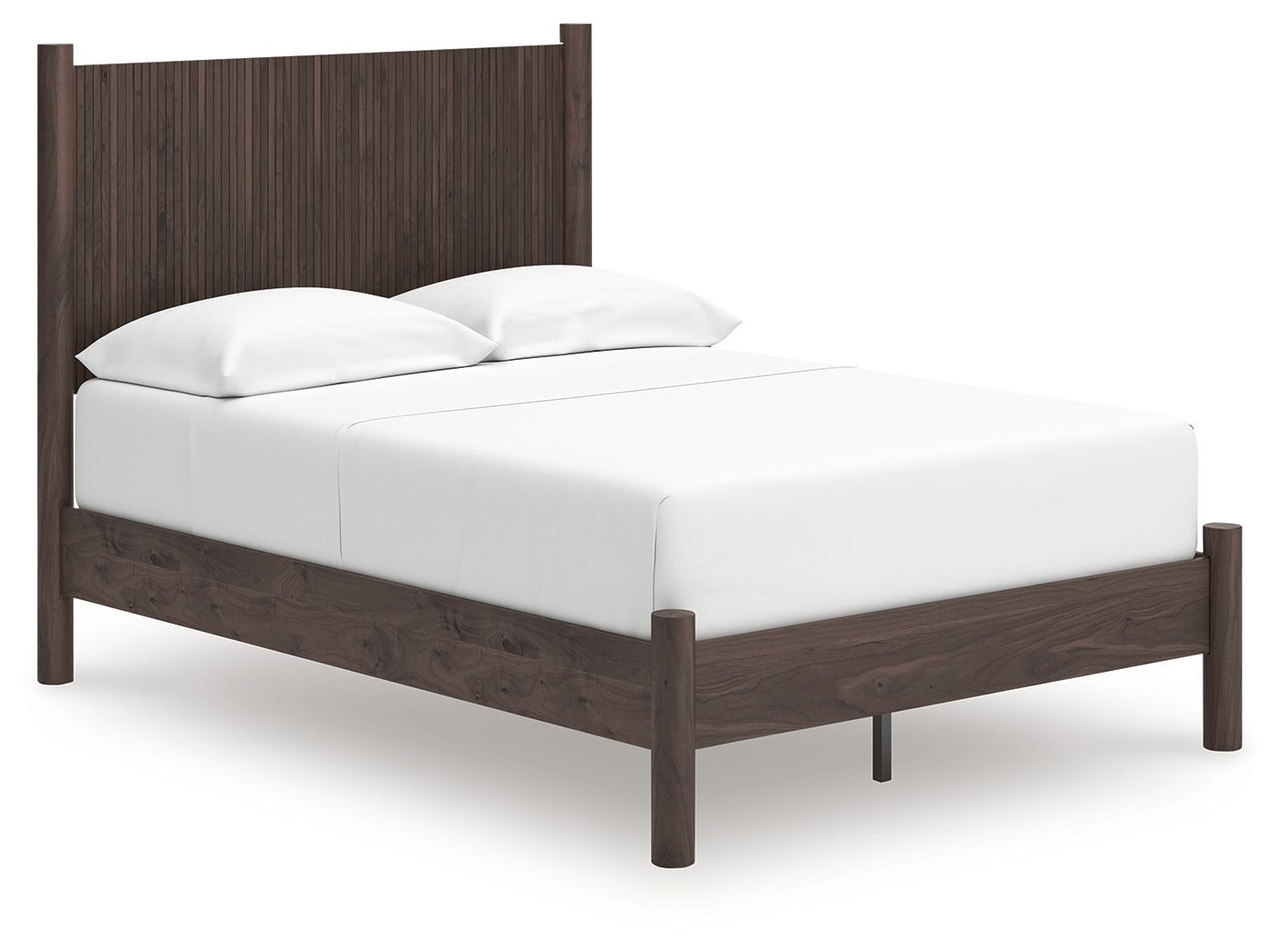 Cadmori - Full Panel Platform Bed - Brown