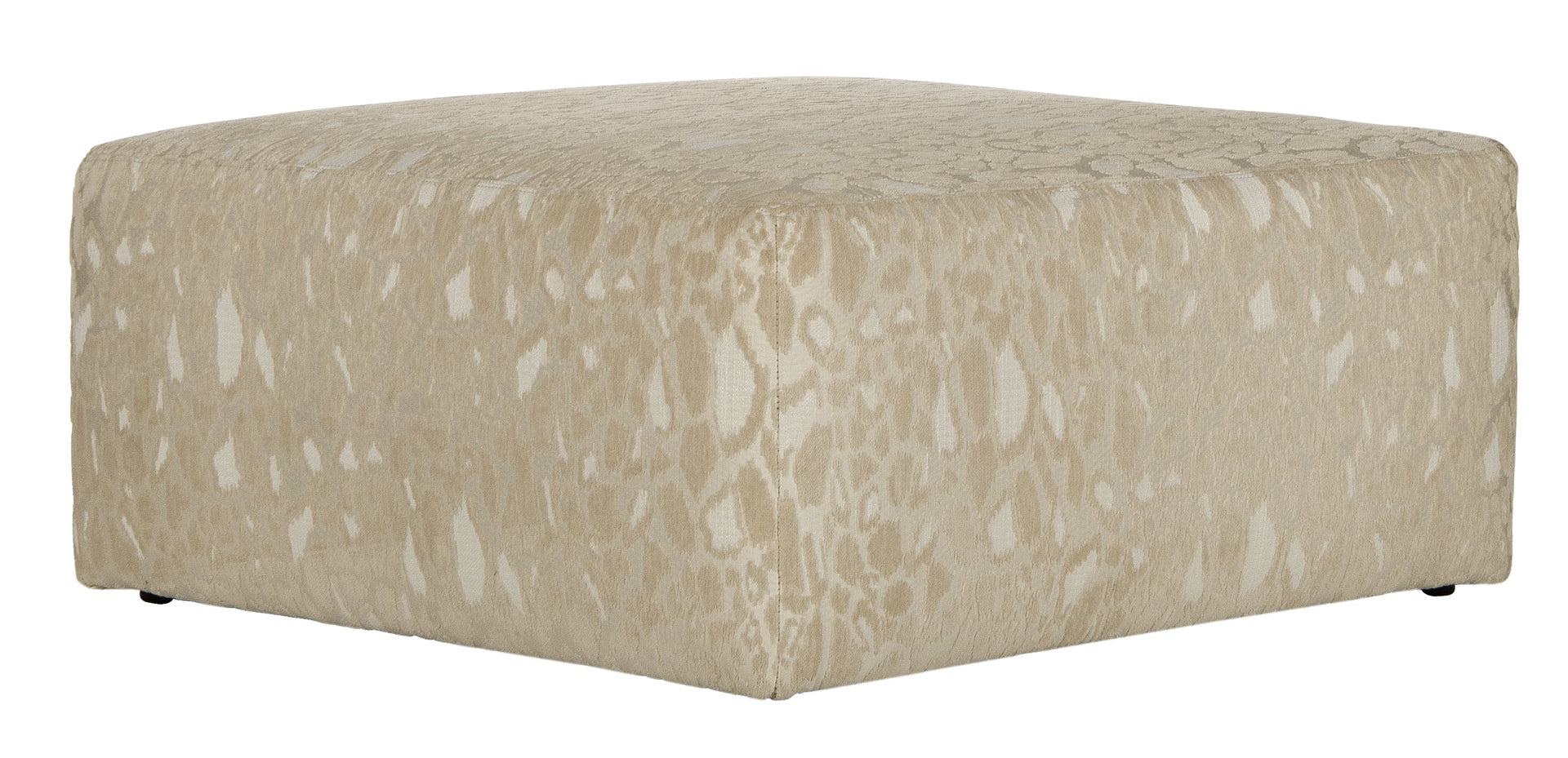Lamar Cream Cocktail Ottoman