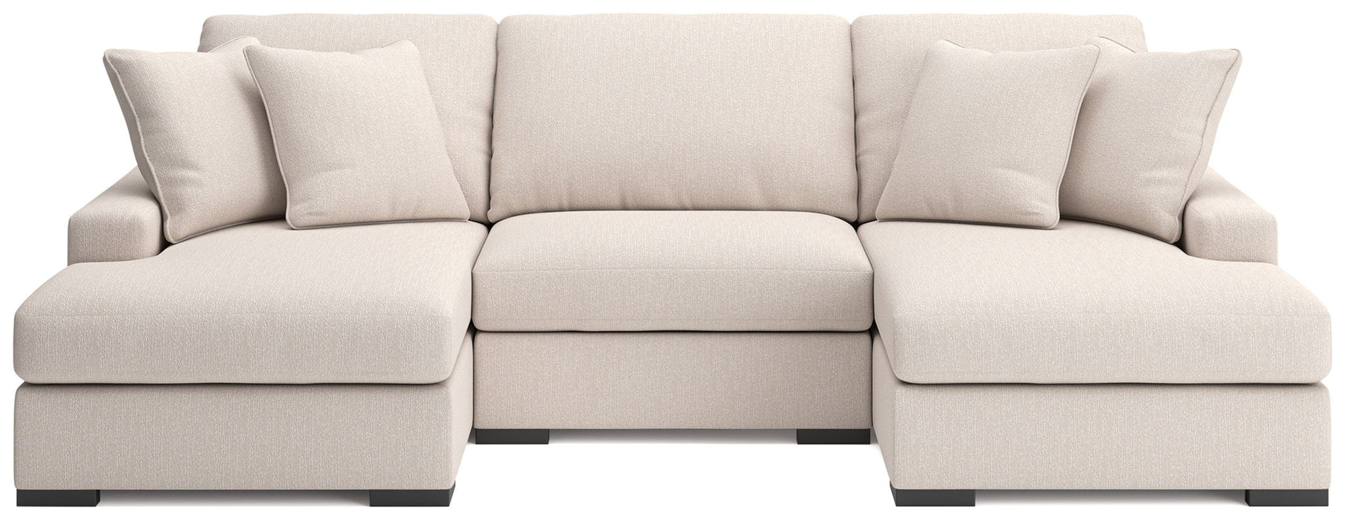 Calden - 3-Piece Sectional With Double Chaise - Oyster