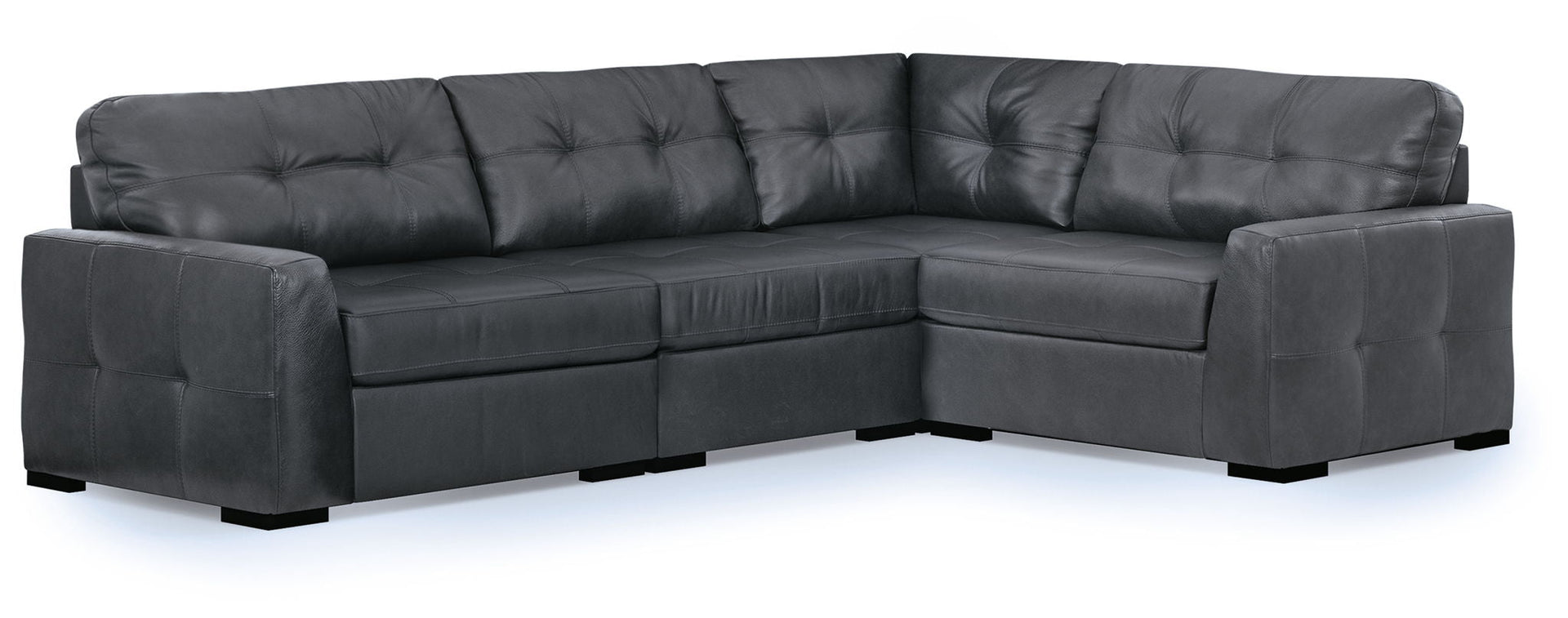 Brindley Pier - 4-Piece Sectional With Wedge - Fog