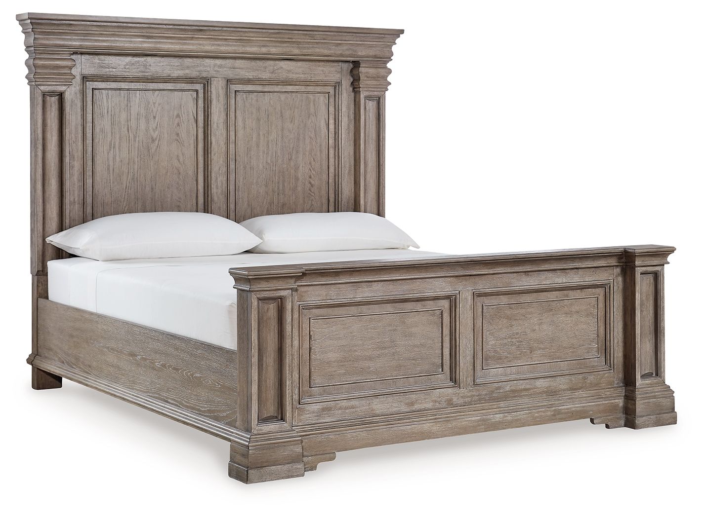 Blairhurst - King Panel Bed - Light Grayish Brown