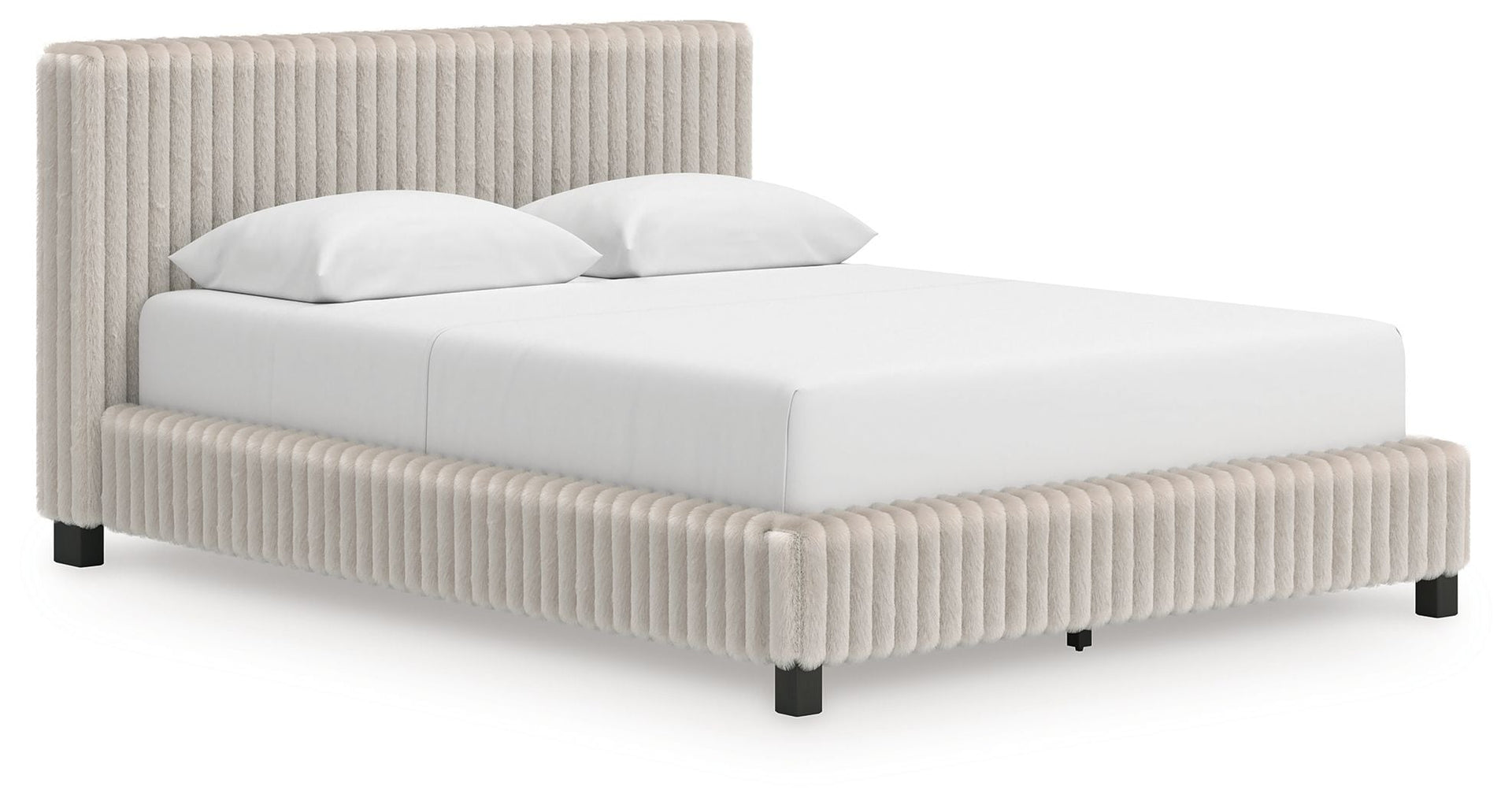 Birmonton - Queen Upholstered Bed - White