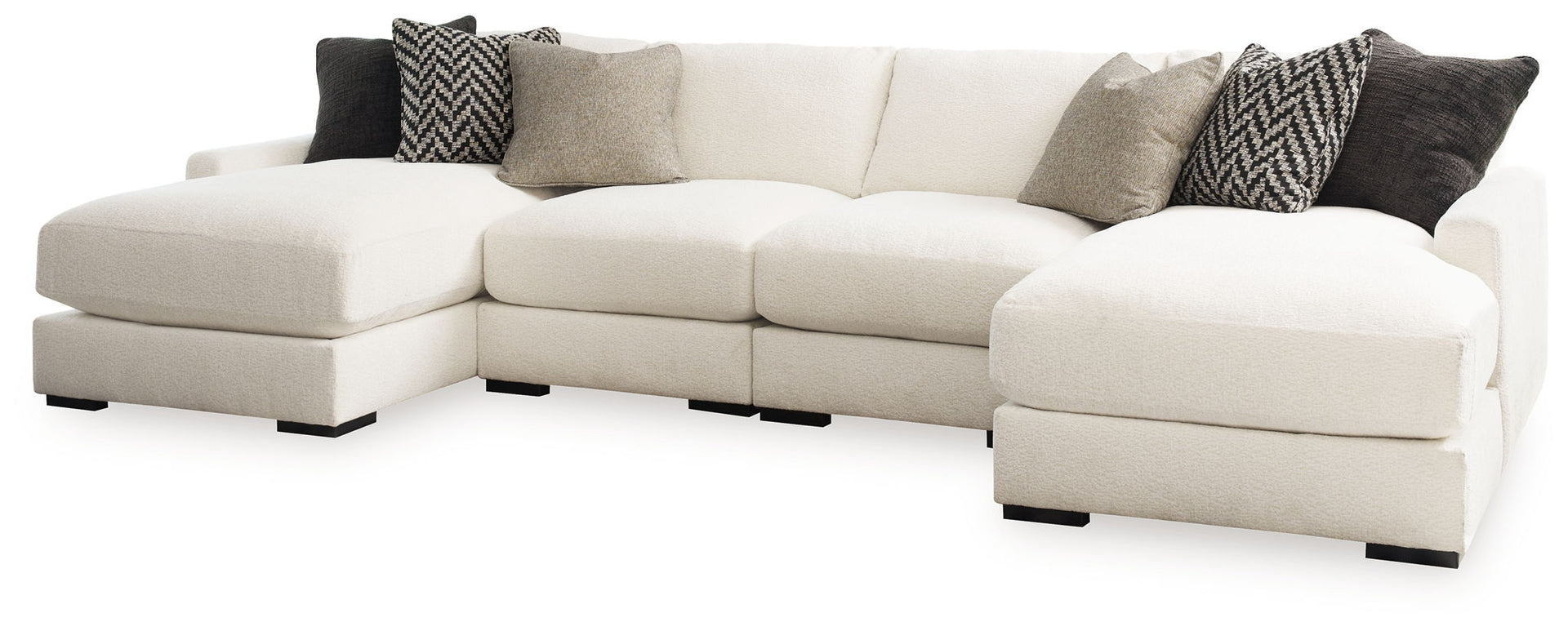 Elissa Court - 4-Piece Sectional - Vanilla