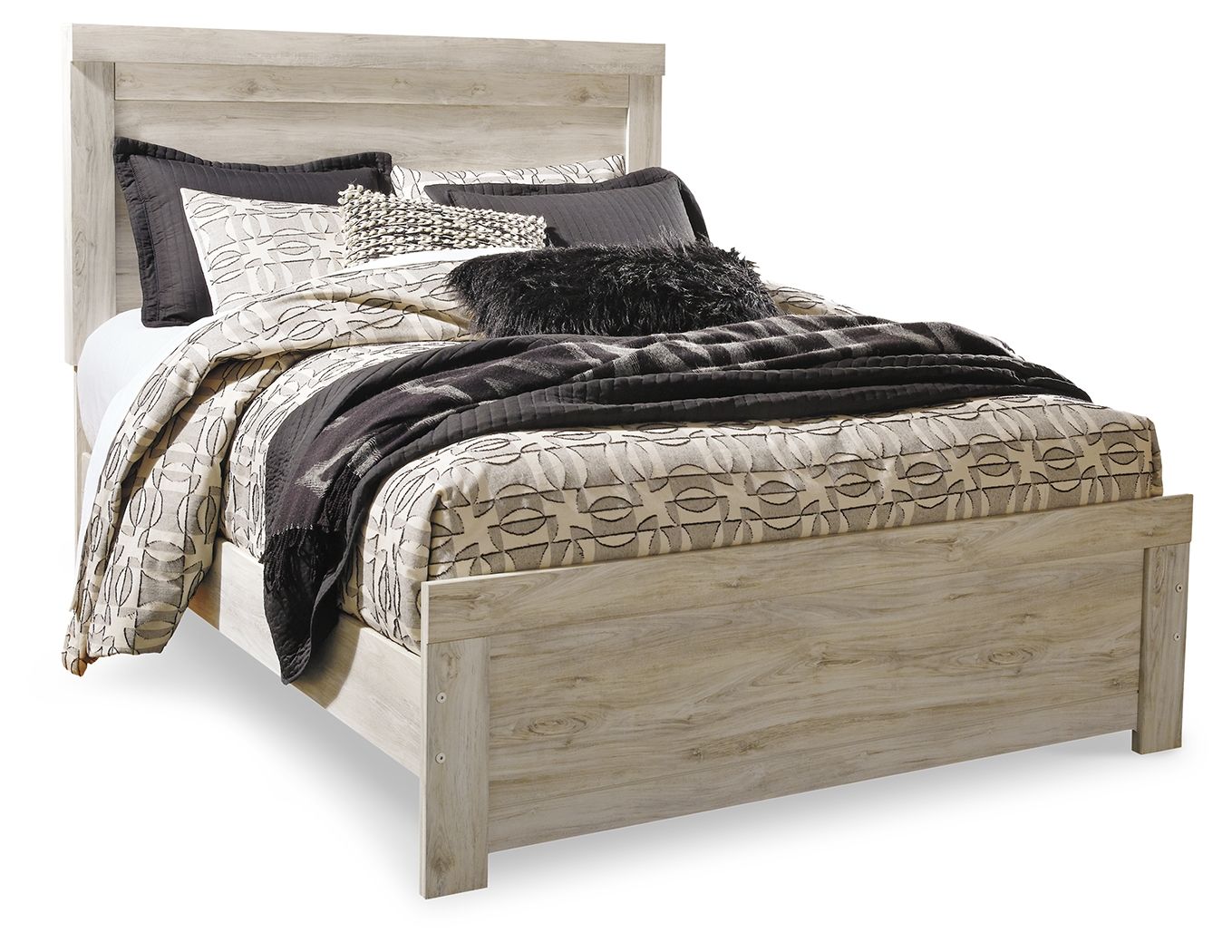 Bellaby - Queen Panel Bed - Whitewash