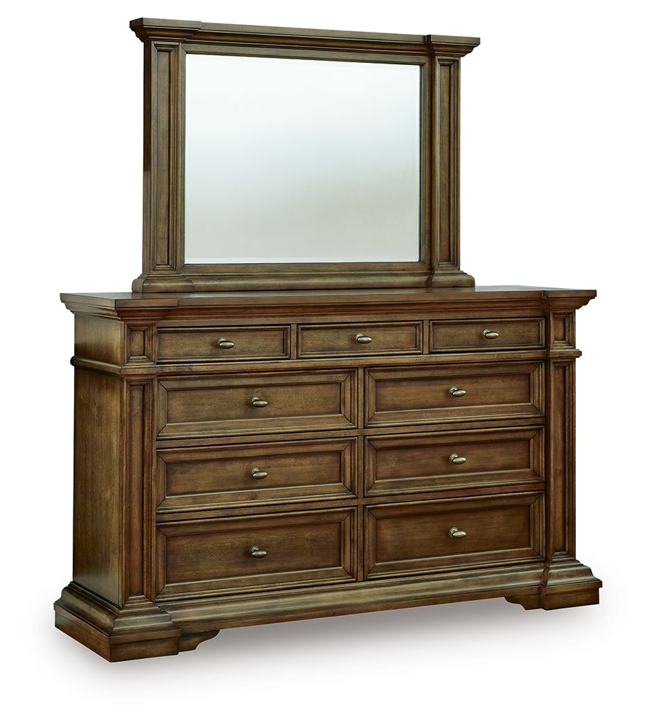 Channley - Dresser And Mirror - Brown