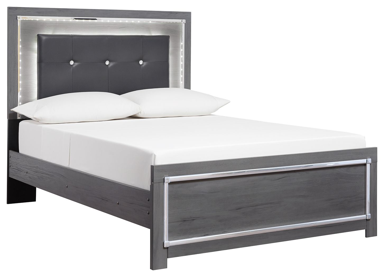 Lodanna - Full Panel Bed - Gray