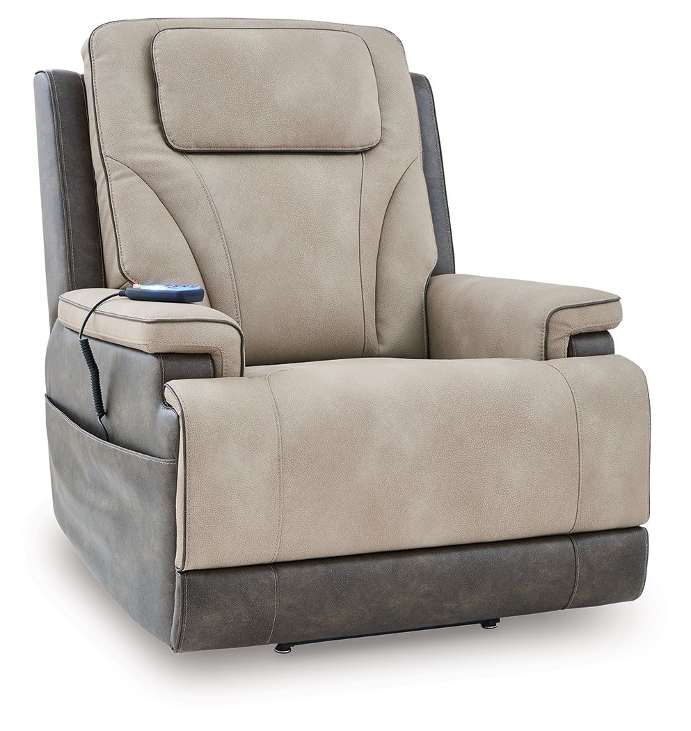 4Z-Serenity Zone - Power Lift Recliner - Sand