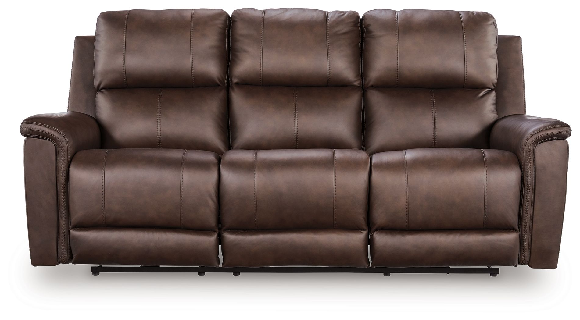 Beryton - Power Reclining Sofa With Adjustable Headrest - Espresso