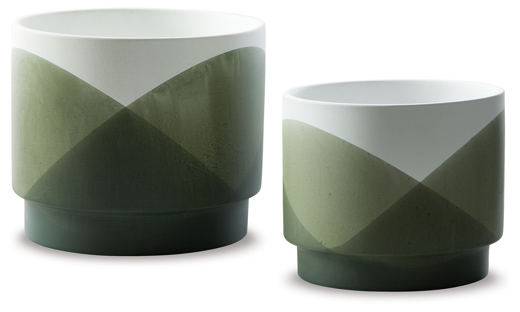 Ardenridge - Planter Set - Green / White