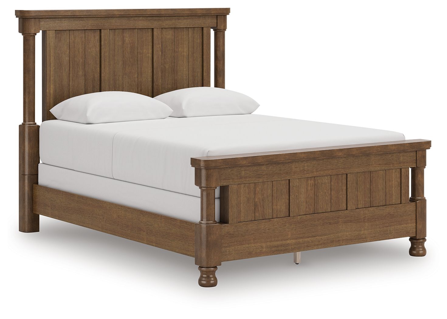 Chadworth - Queen Poster Bed - Brown