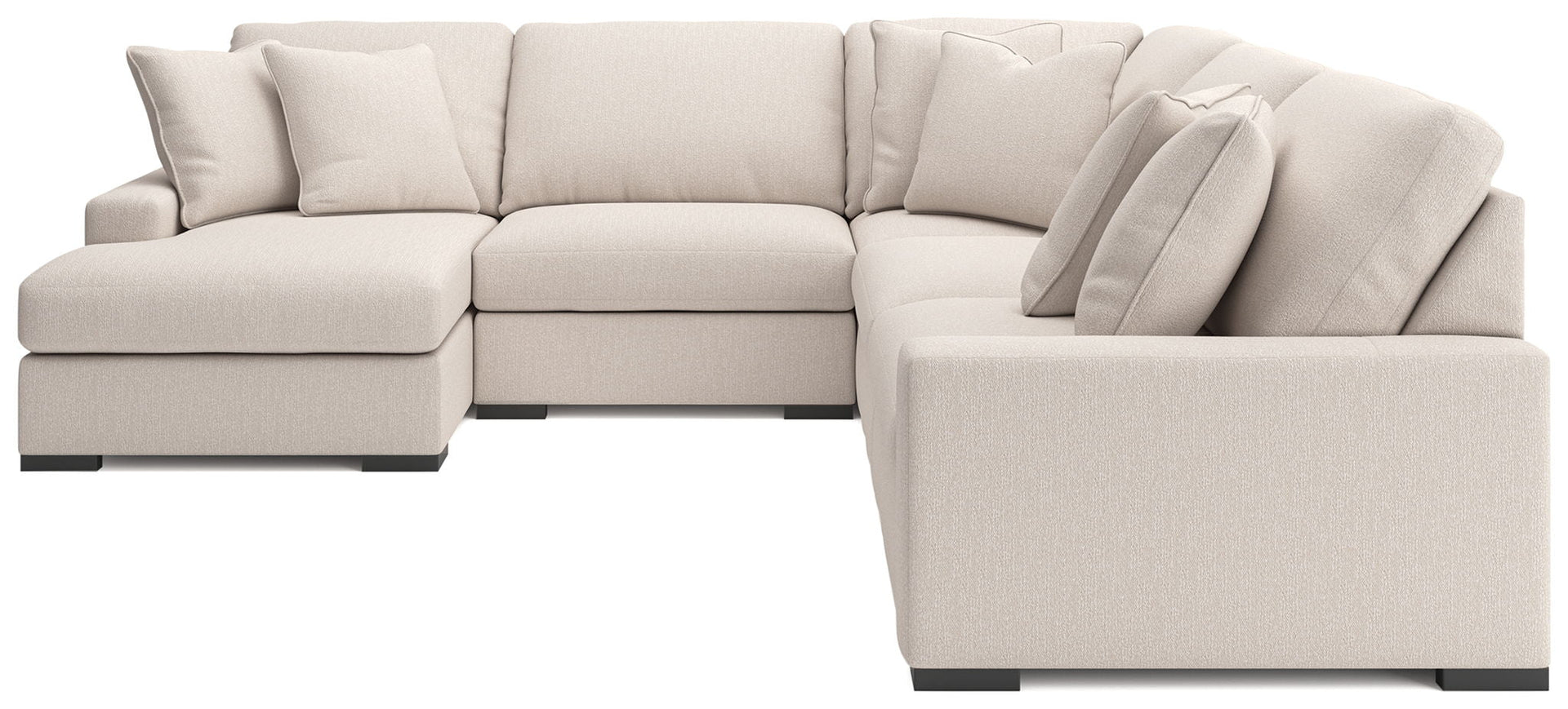 Calden - 5-Piece Sectional With LAF Corner Chaise - Oyster