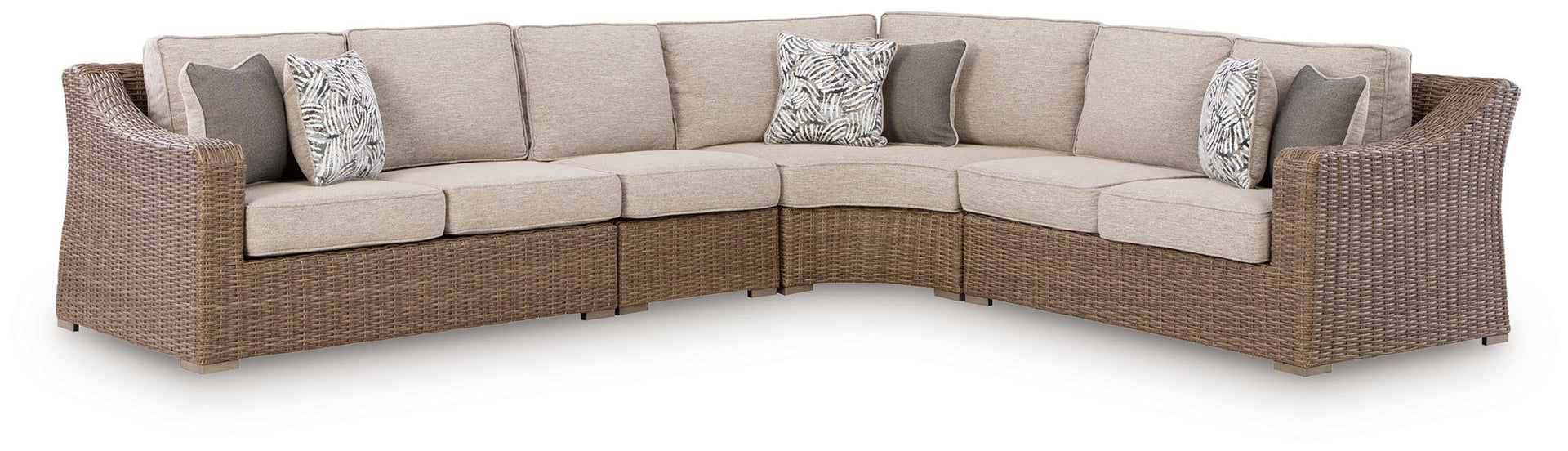 Revare Beach - 4-Piece Outdoor Sectional - Beige