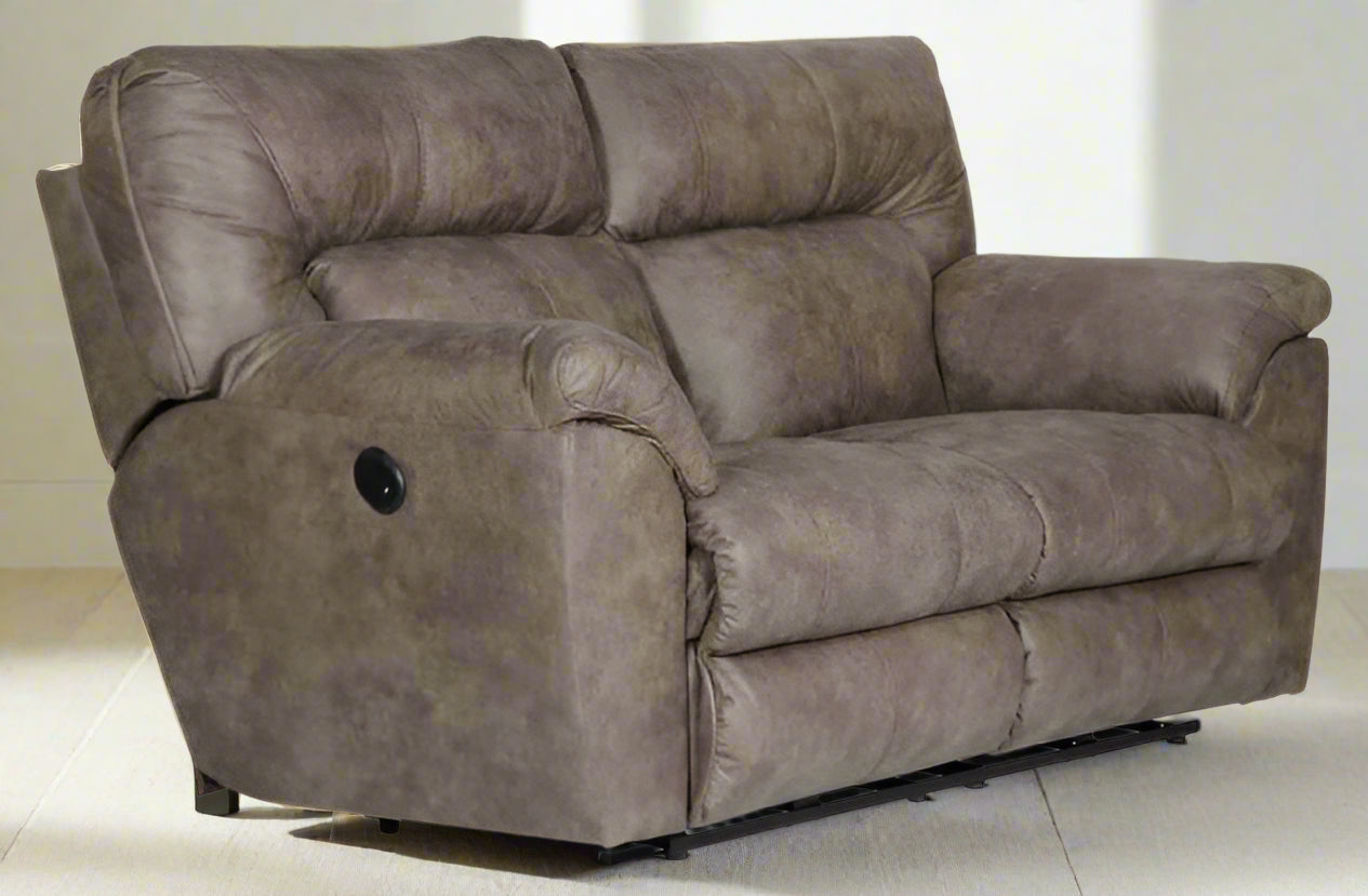 Hollins Coffee Power Reclining Loveseat