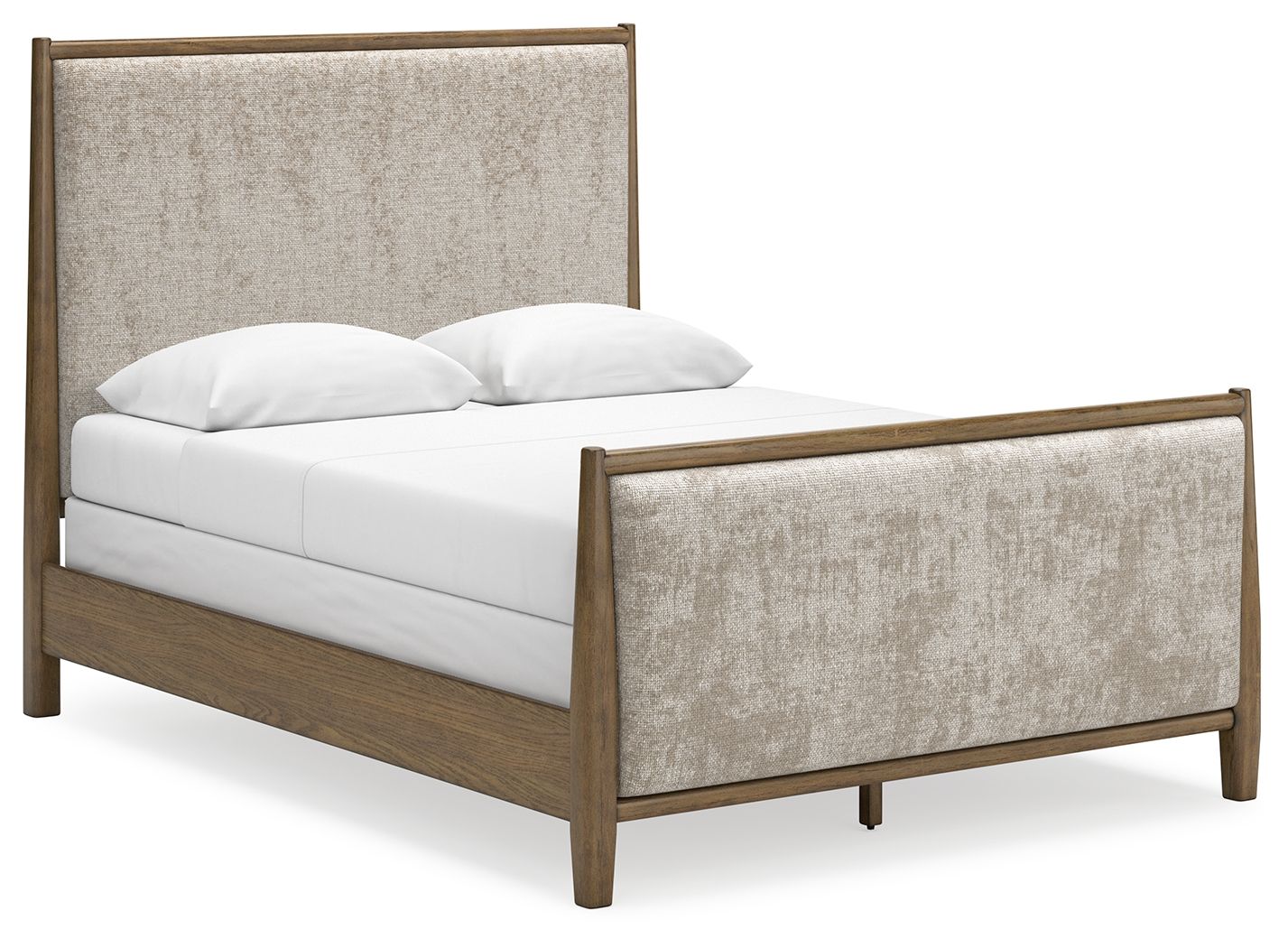 Roanhowe - Queen Upholstered Bed - Brown