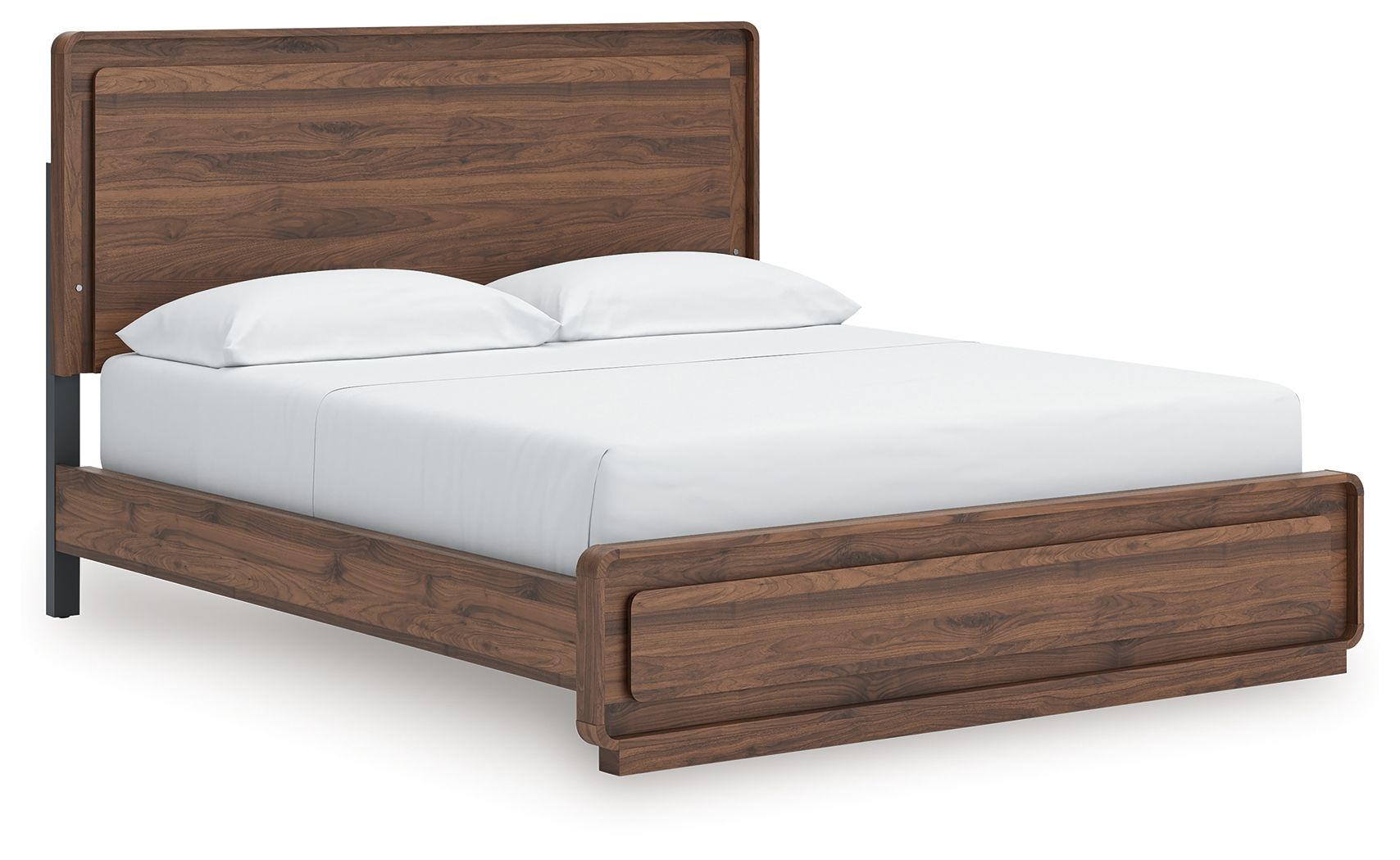 Hollinaze - California King Panel Bed - Walnut Brown