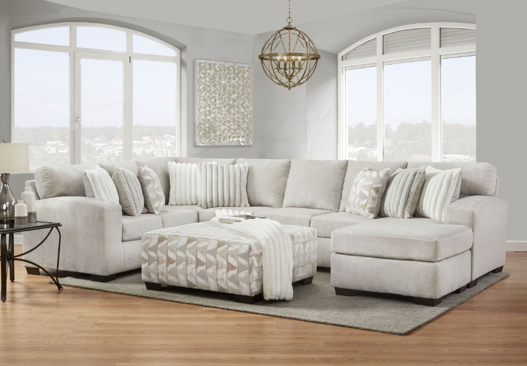 Posh Dove 4-Piece Sectional