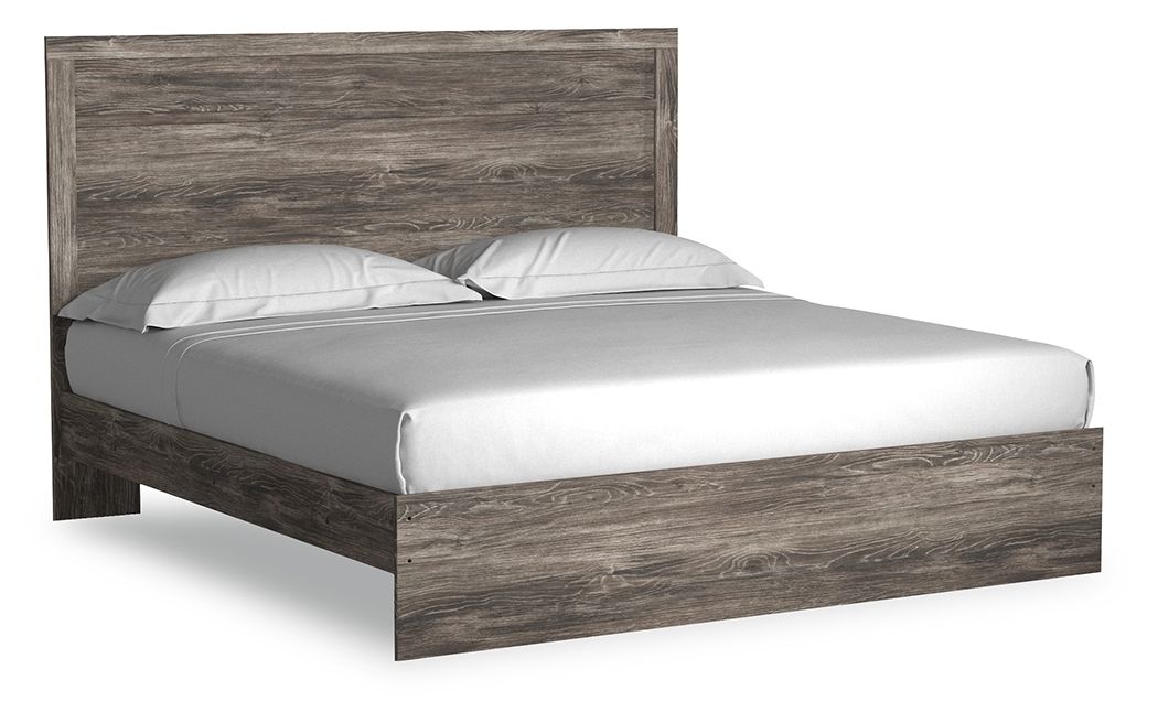 Ralinksi - King Panel Bed - Gray