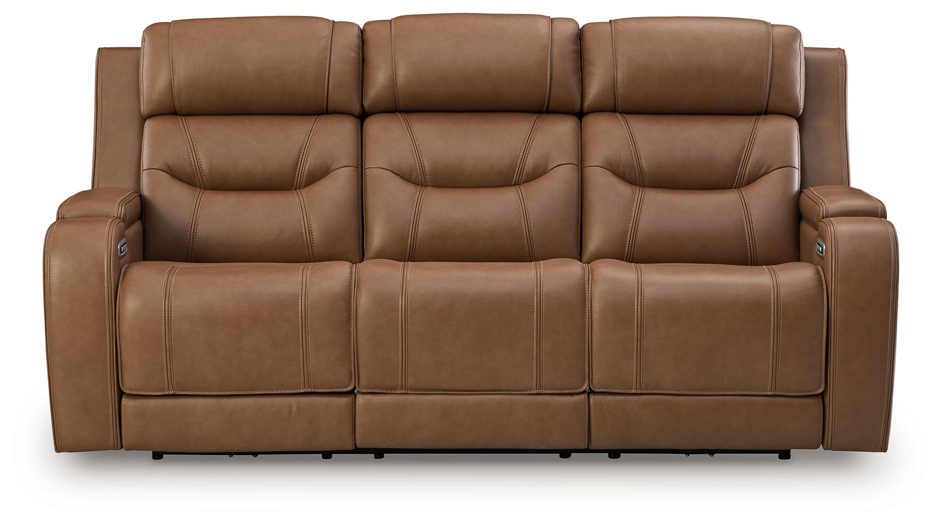 Dreamer - Power Reclining Sofa With Audio Seating - Caramel