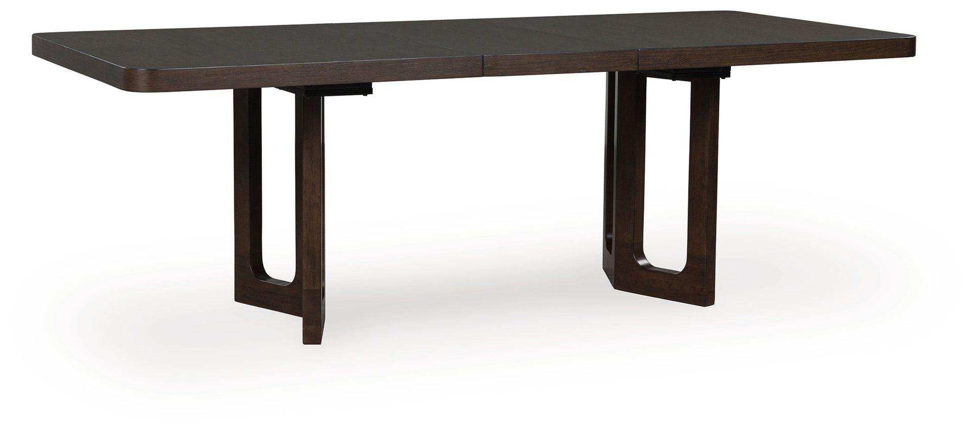 Breckington - Rectangular Dining Room Extension Table - Dark Brown