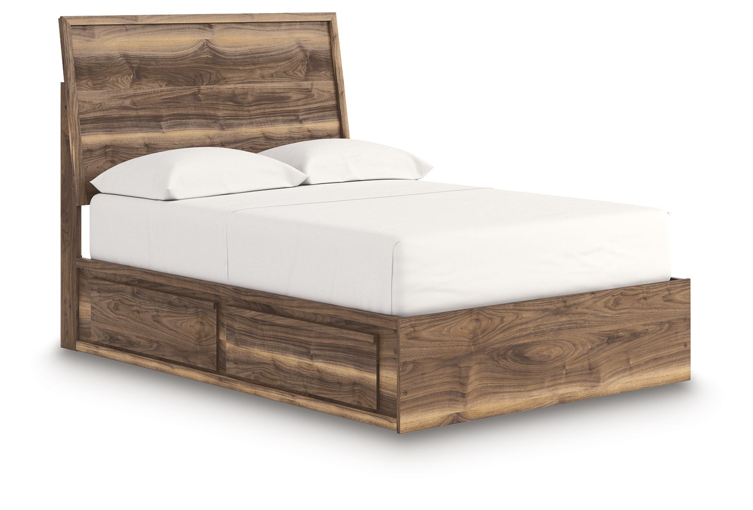 Zadilyn - Full Panel Bed With Storage - Brown
