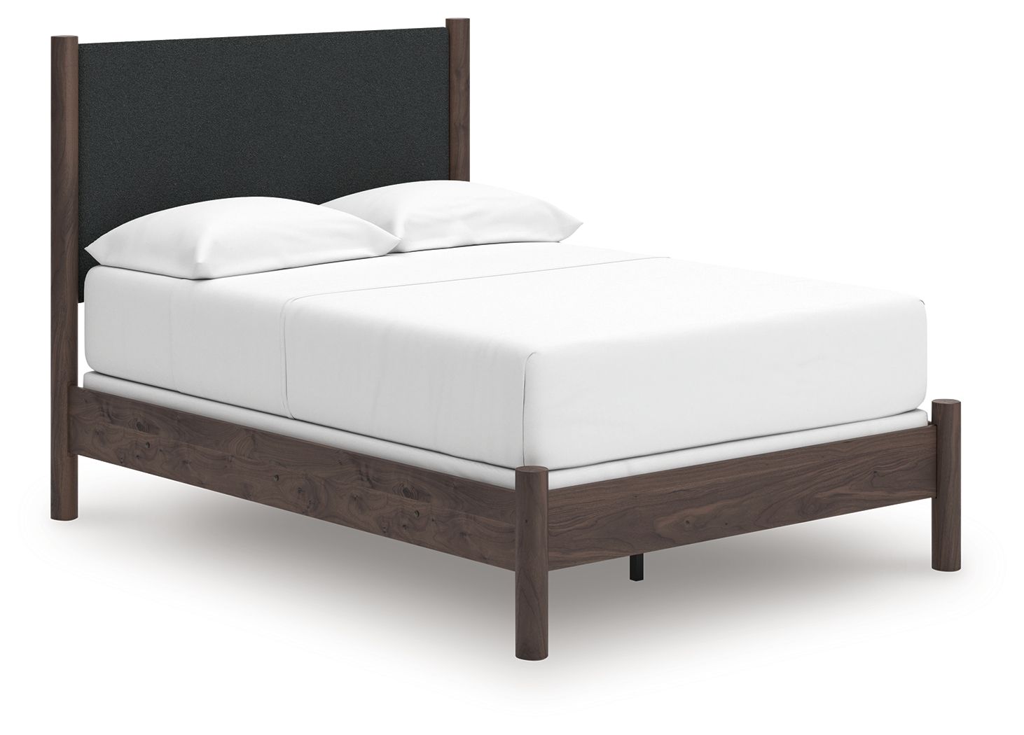 Cadmori - Full Upholstered Panel Bed - Brown