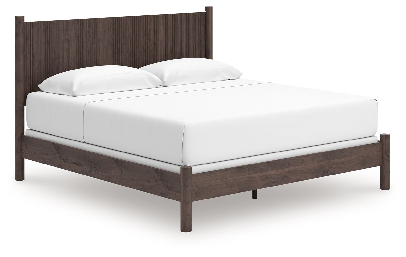 Cadmori - King Panel Bed - Brown