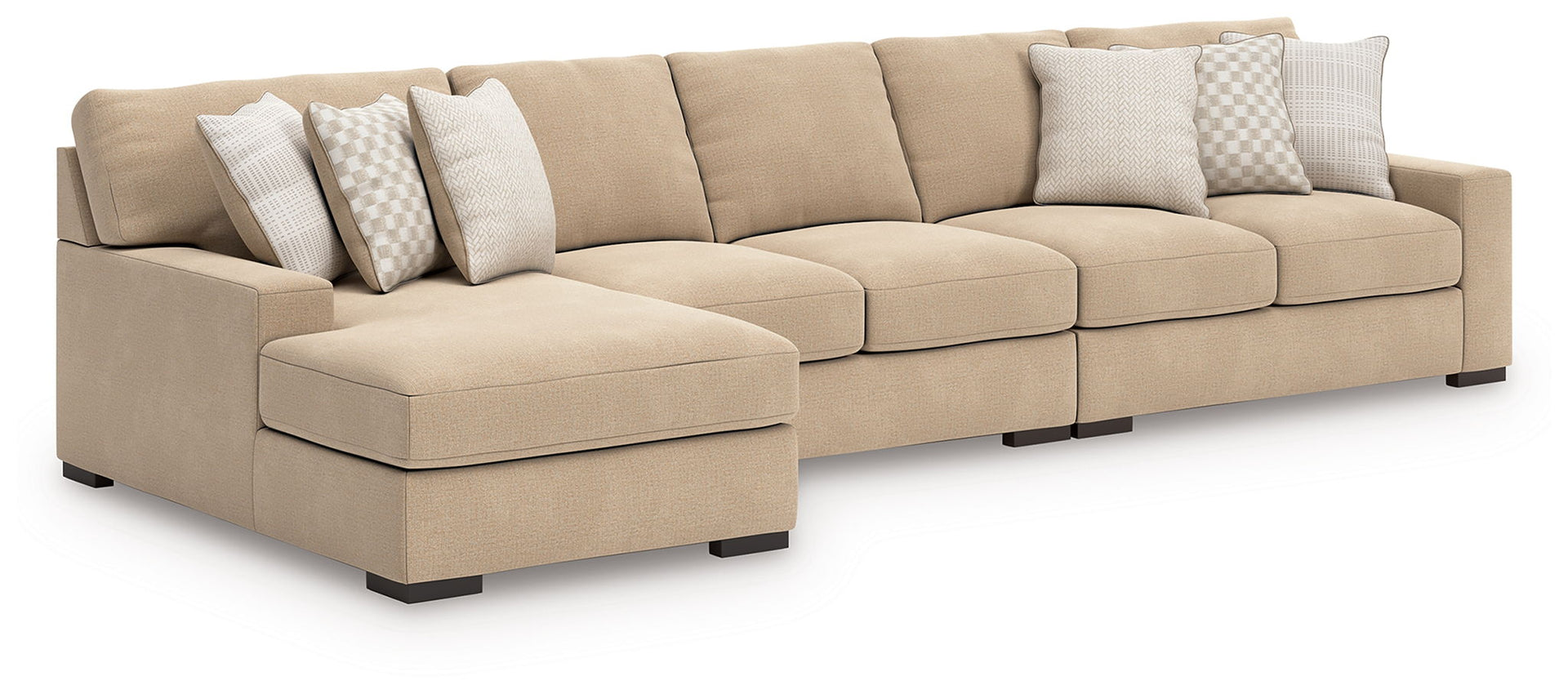 Larce - 3-Piece Sectional With Laf Corner Chaise - Dune