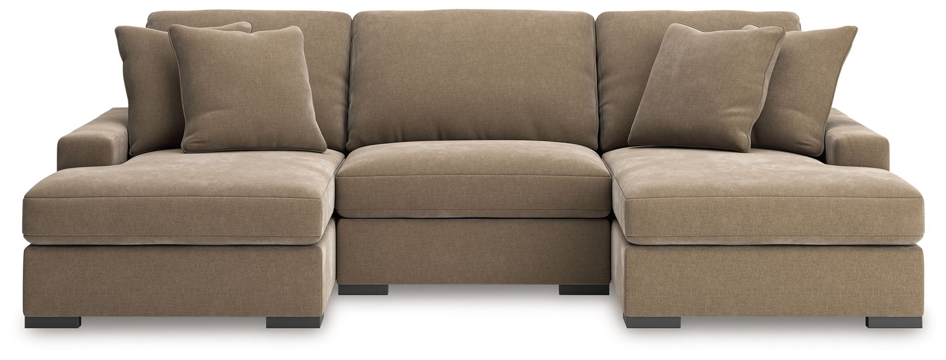 Calden - 3-Piece Sectional With Double Chaise - Sable